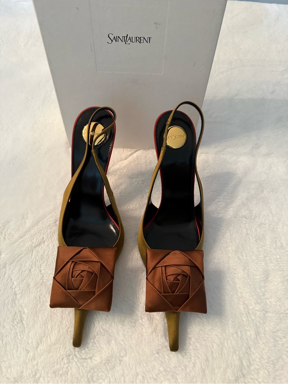 Saint Laurent Amalia Slingback Pump - Picture 4 of 8